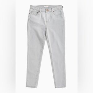 Eileen Fisher Size 10 Gray Slim Jeans Organic Cotton Sustainable Neutral